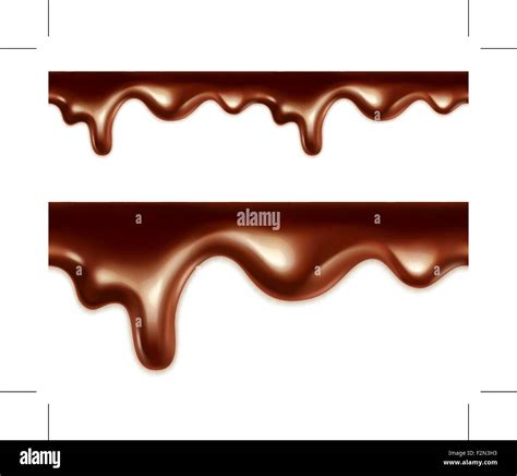Melted Chocolate Seamless Vector Stock Vector Image And Art Alamy