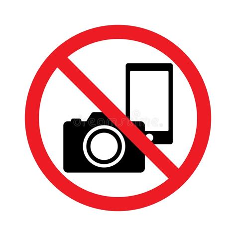 No Photography No Camera Sign Taking Pictures Not Allowed