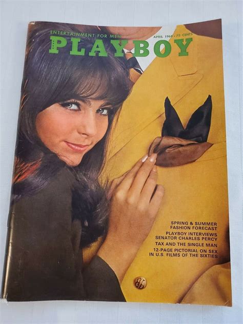 Vtg Playboy Magazine Back Issue April Playmate Gaye Rennie EBay