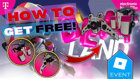 Roblox Event How To Get Telekom G Jetpack And Electronic Beats