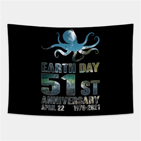 Earth Day 51st Anniversary 2021 Octopus Lover Earth Day 51st