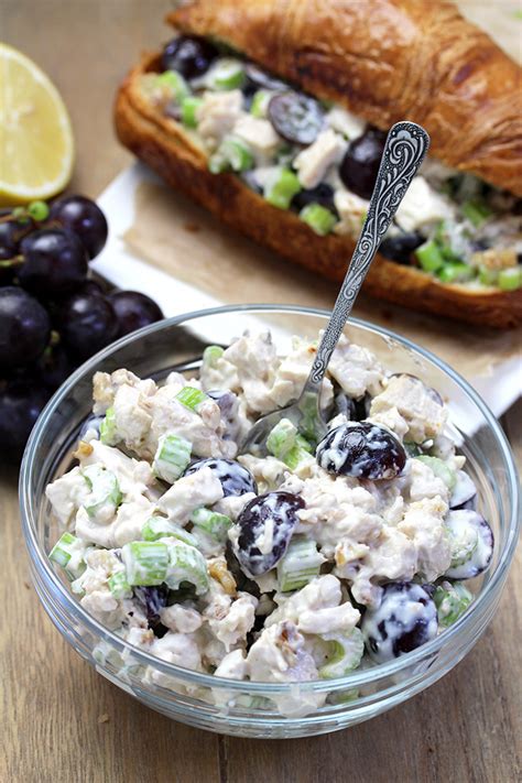Plate and serve with fresh dill and sliced green onions as garnishes, optional. The Best Chicken Grape Salad