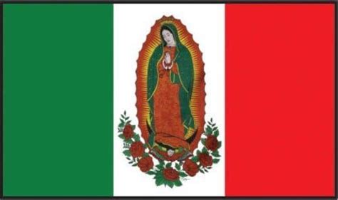 Home And Holiday Flags Our Lady Of Guadalupe Flag Mexico Banner