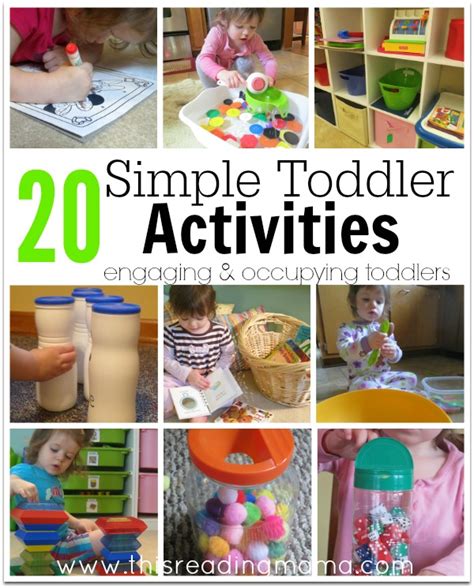 Fun Nursery Activities For Toddlers To Do With Young Child ~ Thenurseries