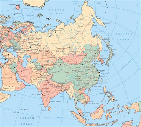 Maps Of Asia And Asia Countries Political Maps Administrative And Road Maps Physical And