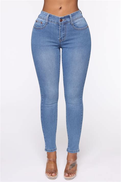 All The Booty Ripped Skinny Jeans Medium Blue Wash Skinny Jeans