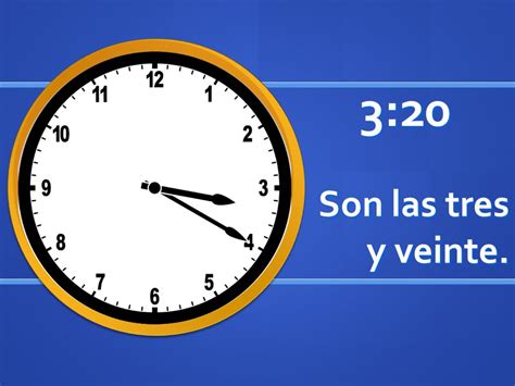 Telling Time En Español Es La Una 100 Son Las Dos 2 Ppt Descargar