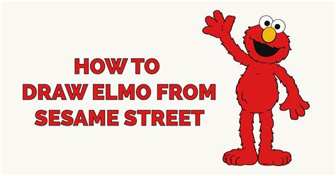 How To Draw Elmo From Sesame Street Really Easy Drawing Tutorial