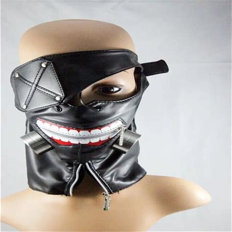 10pcspack New Punk Snowboard Face Black Mask Anime Mouth Training