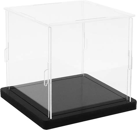 Clear Display Case Durable Clear Acrylic Display Boxes Thick Base