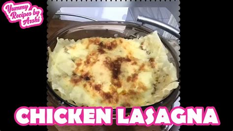 Chicken Lasagna Recipe Youtube