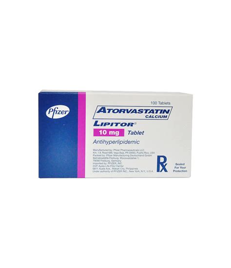 Lipitor 10mg Tablet Rose Pharmacy Medicine Delivery