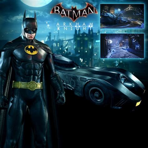 Batman Arkham Knight 1989 Movie Batmobile Pack 2015 Box Cover Art
