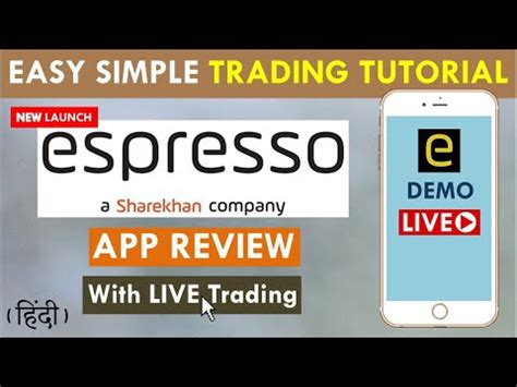 You choose a stock, enter a dollar amount, and hit the buy or sell button, all 17.01.2020 · cash app now also lets users invest in stocks, and are able to get started with as little as $1. Espresso Sharekhan Stock Trading App Tutorial 2020 | LIVE ...