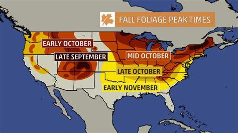 Fall Foliage Current Status And Peak Times The Weather