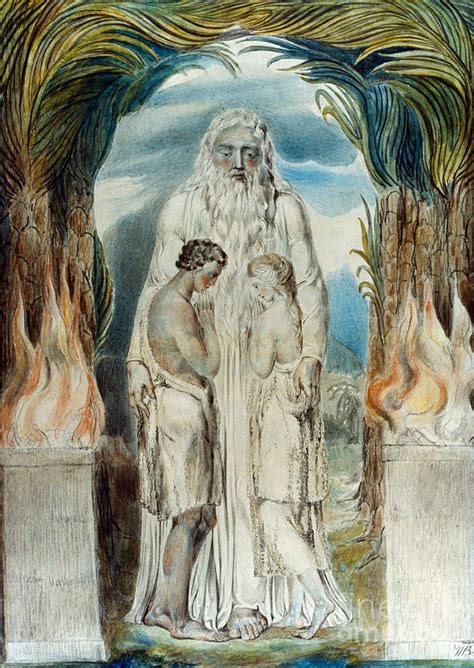 William Blake Adam And Eve Photograph By Granger