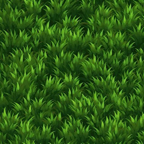 Premium Ai Image Green Grass Field Pixel Art Seamless Pattern