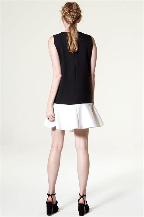 Contrast Black And White Dress Discover The Latest Fashion Trends