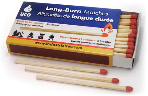Long Burn Matches Ormd Mountain Man Armory
