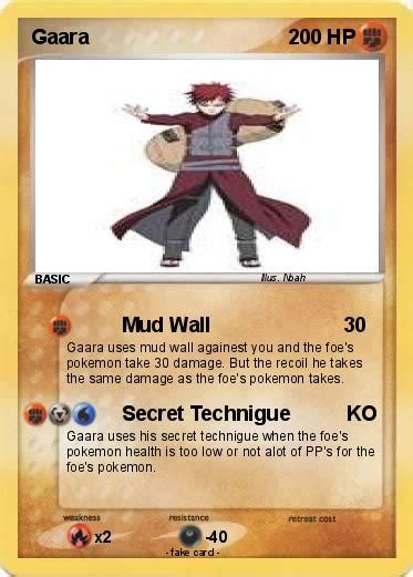 Pokémon Gaara 380 380 Mud Wall My Pokemon Card