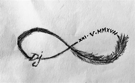 Unique couple infinity tattoo | Infinity tattoos, Infinity ...