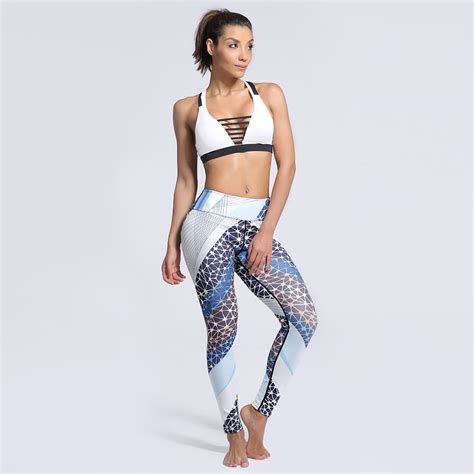 digital print sex high waist stretched sporting workout pants spandex fitness leggings push up