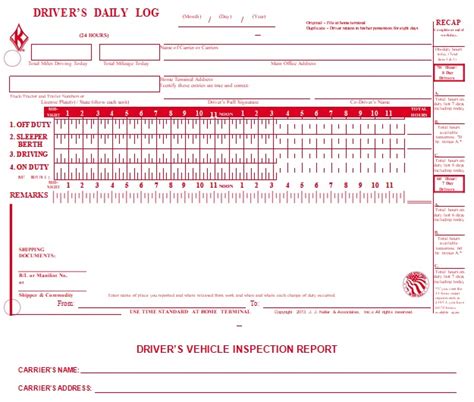 32 Free Printable Driver Log Book Templates Excel Word Best