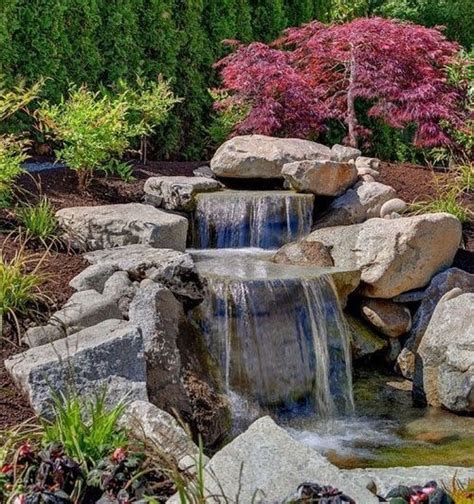 Get Your Backyard Ready With A Pond And Waterfall Decoomo