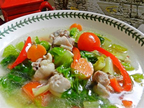 Cara memasak ayam masak sambal hijau. Taste of Love: Ayam Masak Sayur Air