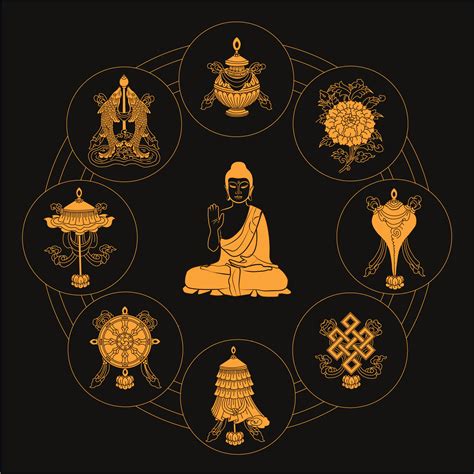 The Eight Auspicious Symbols Of Buddhism And Their Meanings