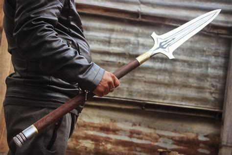 We Recently Finished Up Forging A Custom Spear Heavily Influenced By The Broken Spear Of