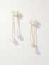 ANISSA KERMICHE Wuthering Heights 14 Karat Gold Pearl Earrings NET A