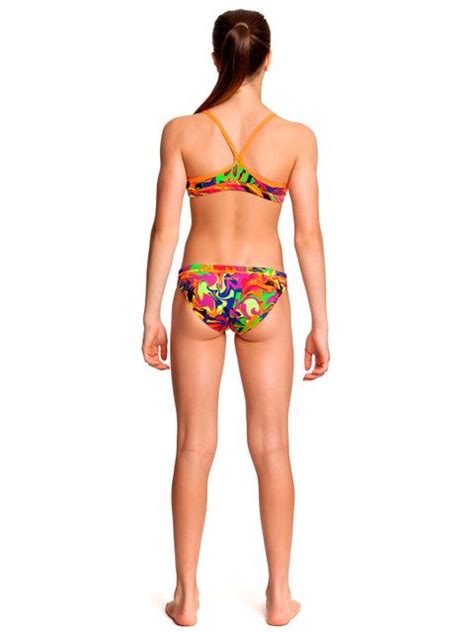 funkita liquified girls sports bikini
