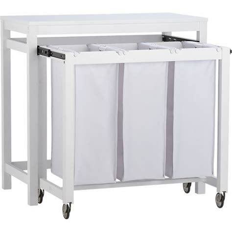 Can you make a diy laundry folding table? Laundry Station | in Laundry | Crate and Barrel ...