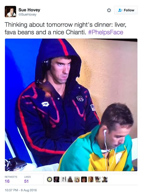 He captured more olympic medals, world championships, us national titles. 16 Michael Phelps #PhelpsFace memes worthy of a gold medal ...