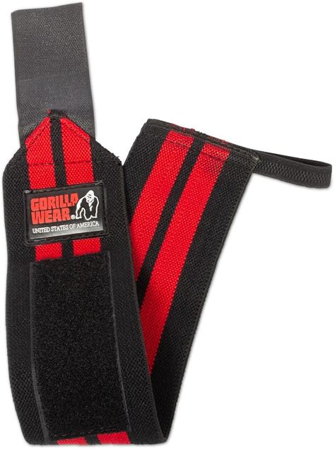 These women's wrist wraps are made for optimum comfort and protection. Gorilla Wear Wrist Wraps Pro - Zwart/Rood | Fitnessmerken.nl