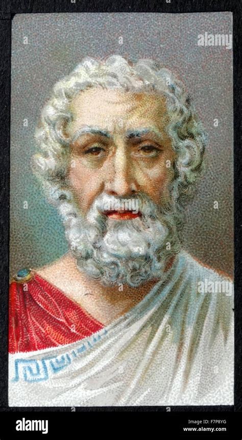 Homer 8th Century Bc Greek Epic Poet Stock Photo Royalty Free Image