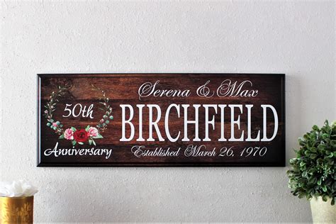 50th wedding anniversary gifts for parents nz. Personalized 50th Anniversary Gift for parents-50th ...