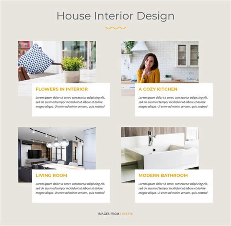 House Interior Design Landing Page