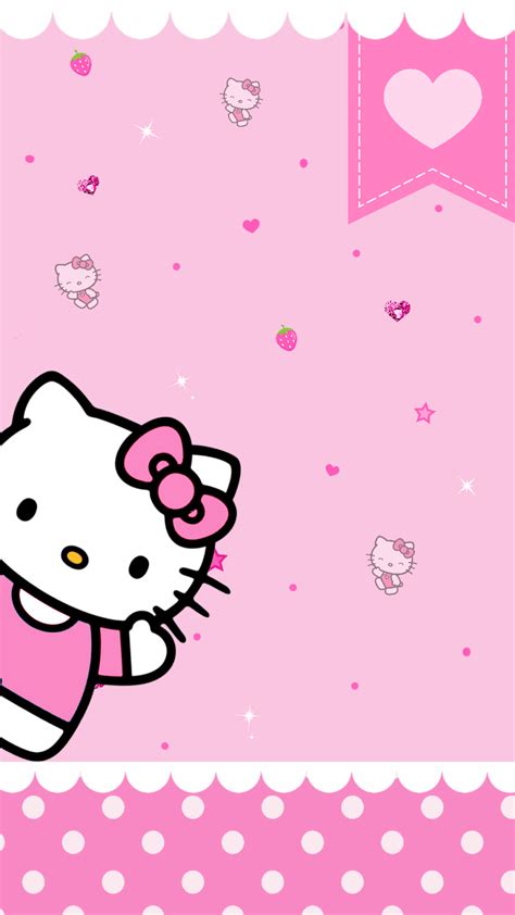Backgrounds Pink Hello Kitty Wallpaper Cave