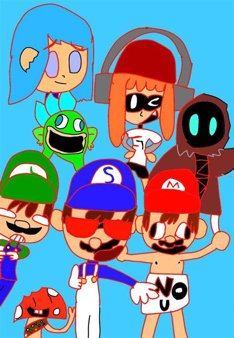 Some Of The Smg4 Cast Smg4 Amino