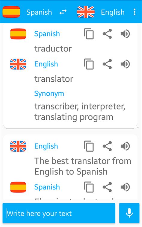 English Spanish Translator Android Apps On Google Play