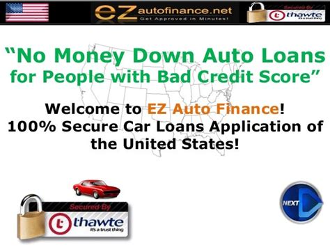 No Money Down Car Loans For Bad Credit Auto Loans 0 Down Payment