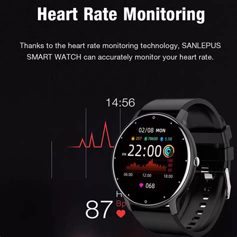 Lige 2021 New Smart Watch Men Full Touch Screen Sport Fitness Watch