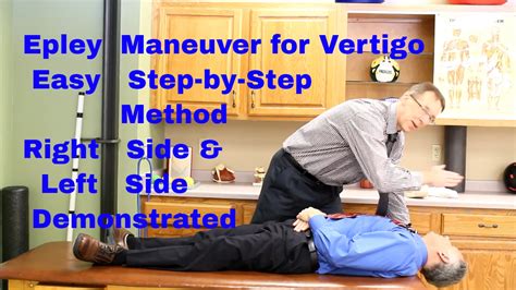 Epley Maneuver For Vertigo Ez Step By Step Right Vs