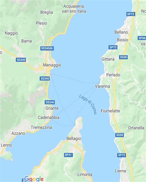Tremezzo Lake Como Map