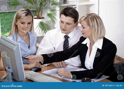 Office Team Royalty Free Stock Photography Image 18712017
