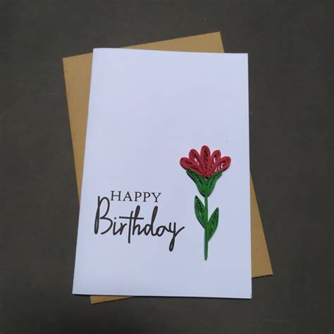 Jual Birthday Card Kartu Ucapan Ulang Tahun Greeting Card Quilling