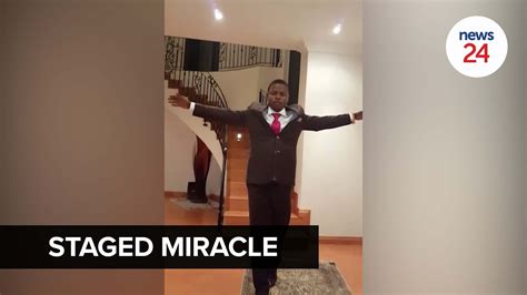 Watch Staged Miracles Self Proclaimed Prophet Shepherd Bushiri Walks