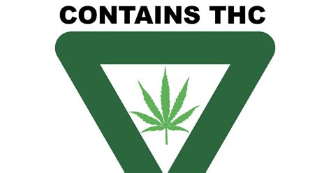 Upside Down Green Triangle And Cannabis Leaf Becomes Pot